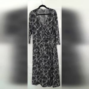 Chaus dress, size XL, black and white